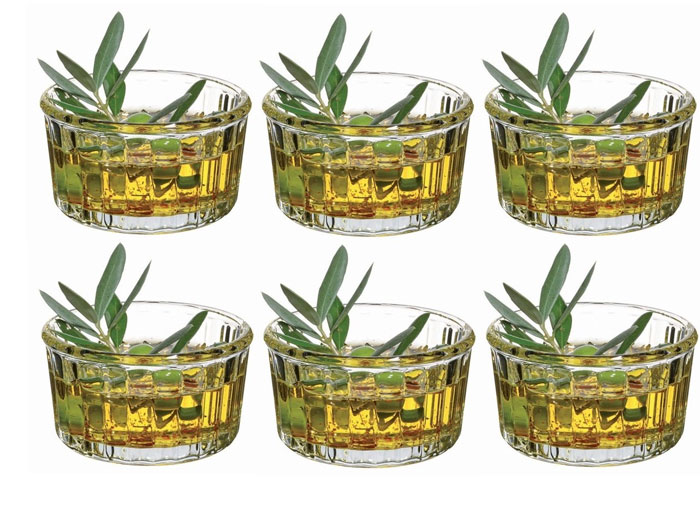 Pasabahce Glass Ramekin Bowls 6 Piece - 53943