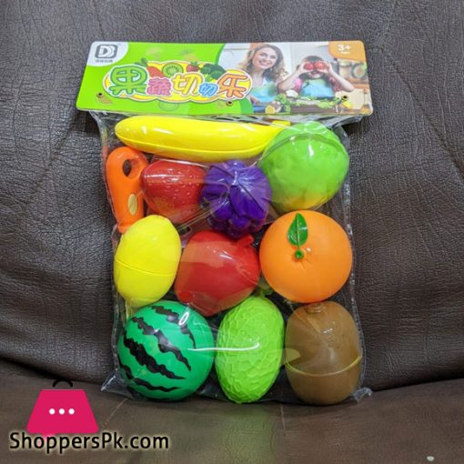 Plastic Kitchen Pretend Play Funny Fruits Cutting Toys For Children Kids Educational Toys
