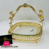 Rectangle Gold Porcelain Tray with Handle - CP-03