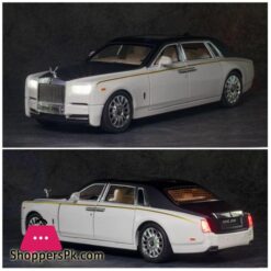 124 Alloy Diecast Rolls Royce Phantom Model Car Toy With Light Pull Back 22Cm Metal Simulation Toys Vehicle For Childrens Giftsdiecasts Toy Vehicles