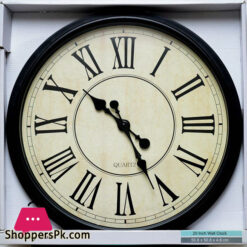 Roman Style Round Wall Clock