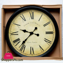 Roman Style Round Wall Clock