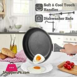 Saflon Titanium Nonstick 10 Piece Cookware Set Forged Aluminum With Pfoa Free Scratch Resistant Coating From England Dishwasher Safe