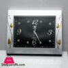 Silver & Black Color Square Wall Clock