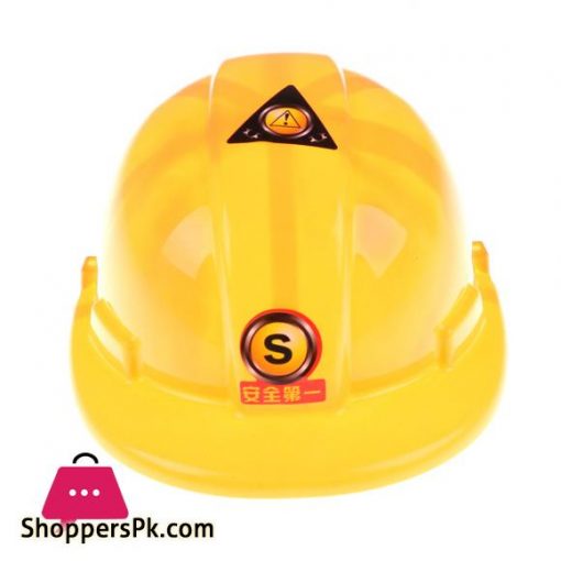 1PCS Simulation Safety Helmet Pretend Role Play Hat Toy Construction Funny Gadgets Creative Kids Children GiftTool Toys