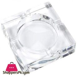 Square Crystal Cigar Ashtray With 4 Slots and Gift Box 71 x 146 x 71 In