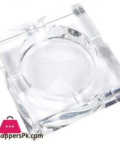 Square Crystal Cigar Ashtray With 4 Slots and Gift Box 71 x 146 x 71 In