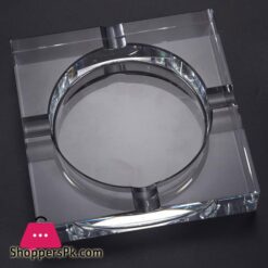 Square Crystal Cigar Ashtray With 4 Slots And Gift Box 71 X 146 X 71 In