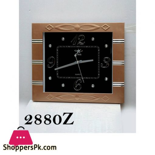 Square Wall Clock Quartz - 2880Z