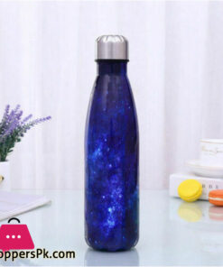 Stainless Steel Galaxy Thermos Mug Travel Insulated Mug for Children Women Men Travel Sport Camping Hiking Water Bottle