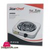 Star chef Electric Single Burner 1000W Hob Compact and Portable Kitchen Hot plate Adjustable Temperature Control