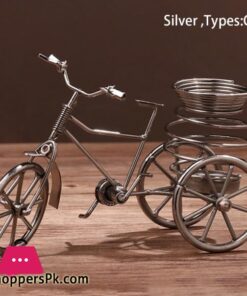 Storage Home Decor Tricycle Shape Pen Holder Iron Desk Organizer 15 Storage Home Decor Tricycle Shape Pen Holder Iron Desk Organizer Office Ornament Non Slip Study Room Pencil Container Simplefigurines Miniatures