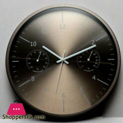 Stylish Brown & Black Wall Clock