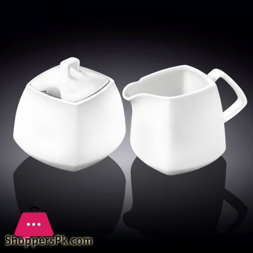 Sugar Bowl & Creamer Set in Colour Box WL‑995028-2C