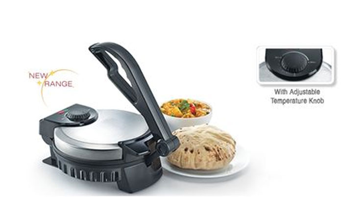 Super Rinnai De Luxe Roti Maker Machine Electric St-226 - Black &Amp; Silver 900 W 12 Super Rinnai De Luxe Roti Maker Machine Electric St-226 - Black &Amp; Silver 900 W