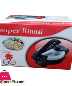 Super Rinnai De luxe Roti Maker Machine Electric ST-226 - Black & Silver 900 W