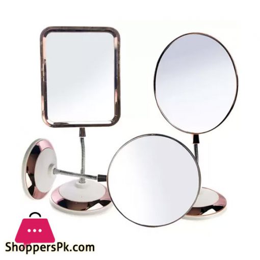 Table Mirror With Double Sided Flexible Rod Decoration