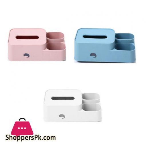 Tabletop Tissue Organizer Large Capacity Napkin Holder Home Tissue ContainerTissue Boxes
