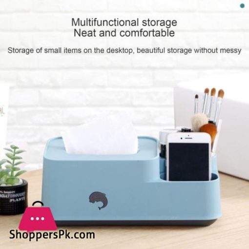 Tabletop Tissue Organizer Large Capacity Napkin Holder Home Tissue ContainerTissue Boxes