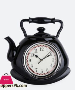 Teapot Style Wall Clock For Home - Image 2