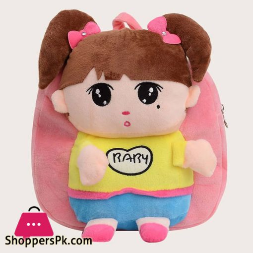 Toddler Baby Backpack Cartoon Plush Shoulder Backpack Snack Bag Travel Bag for Girl