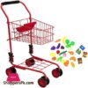 Toy Shopping Cart For Kids And Toddler - Includes Food - Folds For Easy Storage - High Quality Metal Frame 1 Toy Shopping Cart For Kids And Toddler Includes Food Folds For Easy Storage High Quality Metal Frame
