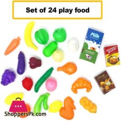 Toy Shopping Cart For Kids And Toddler Includes Food Folds For Easy Storage High Quality Metal Frame