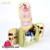 Travel Portable Cosmetic Bag 6 Color Hang Hook Folding Wash Make Up Organizer Neceser Makeup Pouch For Women Beauty Toilet Bag