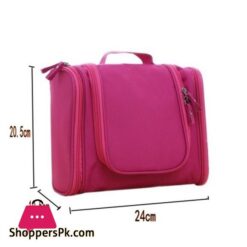 Travel Portable Cosmetic Bag 6 Color Hang Hook Folding Wash Make Up Organizer Neceser Makeup Pouch For Women Beauty Toilet Bag