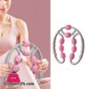 M S International U Shape Trigger Point Massage Roller Arm Leg Neck Muscle Tissue Fitness Gym Yoga Pilates Sports 8 Wheels