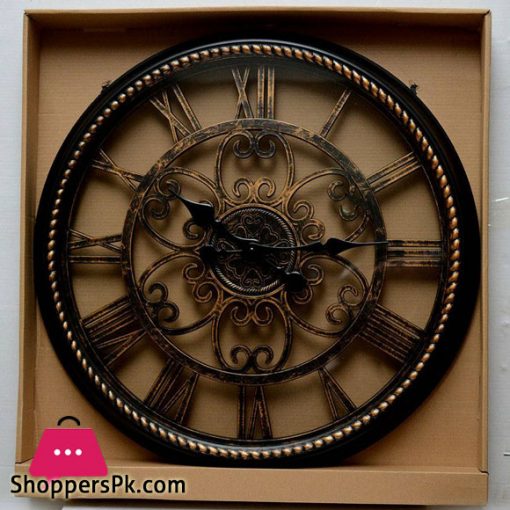 Vintage Analog Round Wall Clock - 2007A