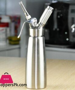 05L Whip Coffee Dessert Fresh Cream Butter Whipper Dispenser 500Ml Cream Gun High Grade Stainless Steel Cream Whipperstainless Steel Cream Whipper