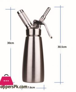 05L Whip Coffee Dessert Fresh Cream Butter Whipper Dispenser 500Ml Cream Gun High Grade Stainless Steel Cream Whipperstainless Steel Cream Whipper