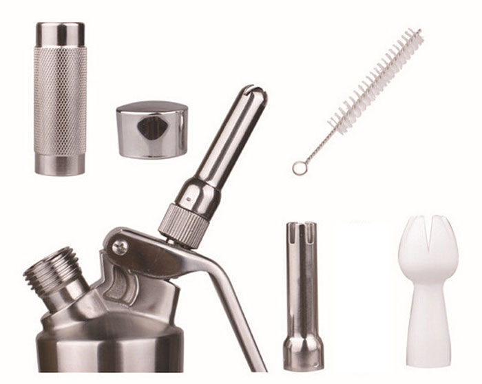 Whip Coffee Dessert Fresh Cream Butter Whipper Dispenser 500Ml Cream Gun High Grade Stainless Steel Cream Whipper