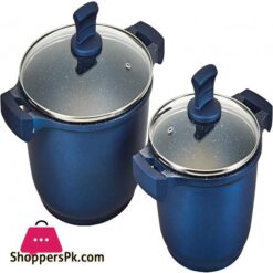 Winsor Wr6005 Non-Stick 9 Pieces Cookware Set, Dark Blue, Aluminum 10 Winsor Wr6005 Non Stick 9 Pieces Cookware Set Dark Blue Aluminum