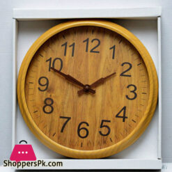 Wooden Decorative Round Wall Clock