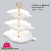 3 Tire Leaf Shape Serving Dish - 138 A