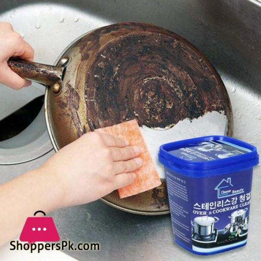 500g Rust Remover cleaner Kitchen Stainless Steel cleaning paste Pot polishing Pan Kitchenwares Stain Dirt Cleaner accessoriesMetal Polish