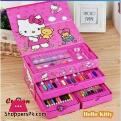 54 Pieces Kids Art Artist Set in a Box with Drawers for Boys Girls Colouring Sets Pens Pencils Crayons Paints Felt Tip Stationary School Travel Set