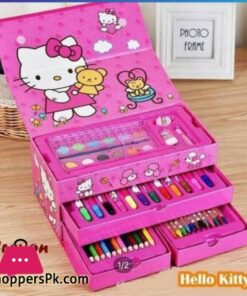 54 Pieces Kids Art Artist Set in a Box with Drawers for Boys Girls Colouring Sets Pens Pencils Crayons Paints Felt Tip Stationary School Travel Set