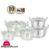 Domestic Cook Cuisine 6×10 Cooking Set 10 Pcs - D-41E