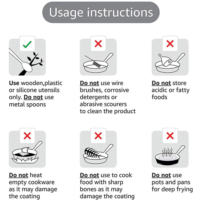 Domestic Non Stick Jumbo Wok 30 Cm - D-103C