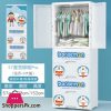 Doremon Bedroom Double Door Style Plastic Clothes Cupboard Wardrobe For Baby