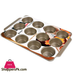 Elegant Non-stick 12 Cavity Muffin Tray - EB5205