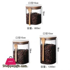 800 1200Ml With Spoon Sealed Jar Storage Tank Condiment Coffee Beans Tank Kitchen Supplies Sugar Storage Bottle Tea Boxbottlesjars Boxes
