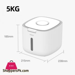 Household Kitchen Rice Storage Box Sealed Insect Proof Moisture Proof Pressed Rice Bucket Plastic Food Storage Container 10Kgbottlesjars Boxes