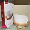 Imperial Salad Bowl and Bamboo Stand Ceramic KSP