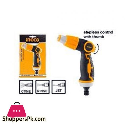 Ingco 3 Ways Adjustable Spray Nozzle - HWSG6031