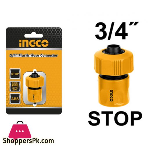 Ingco Plastic Hose Connector For Garden 1/2" ABS HHCS01122