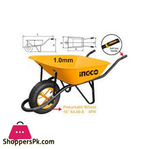 Ingco Wheel Barrow - HHWB64018GPU